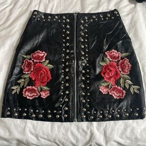 LF studded skirt NWT